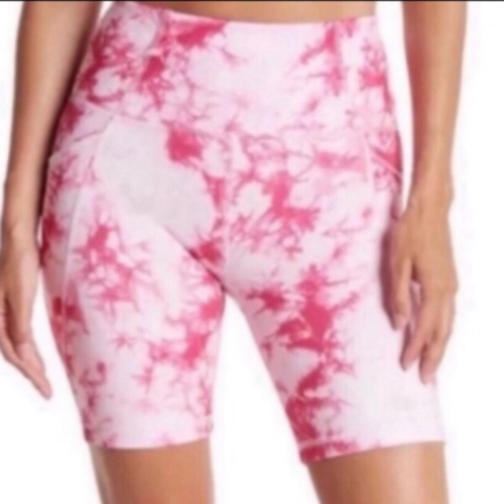 NWT Gottex Spandex Bike Shorts Tie Dye Pink Size: XS